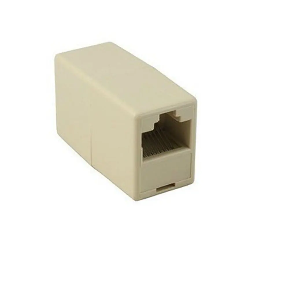 Соединитель сетевого кабеля RJ45, сетевой Ethernet, двойная прямая головка, соединительный кабель Lan