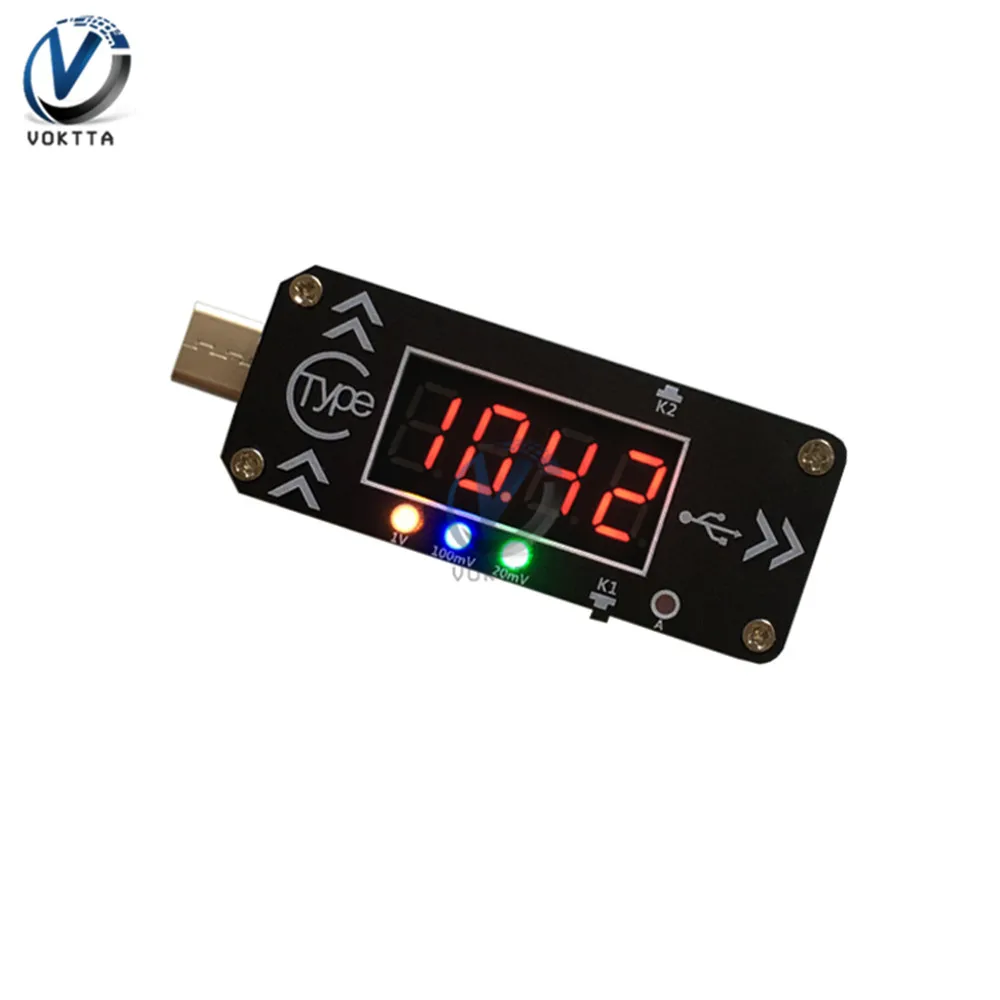 Male Female USB Charging Trigger Module LED Display Voltmeter Ammeter PD2.0 PD3.0 Type-C USB Decoy Device 5V/9V/12V/15V/20V/PPS