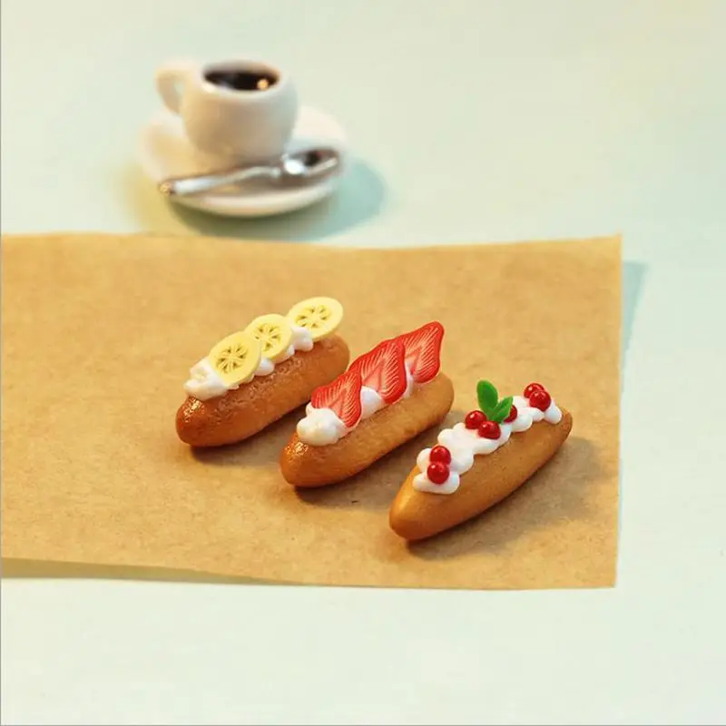 NEW  1/6 Miniature French Bread Pretend Food for Blyth OB11 BJD Dollhouse Decor Birthday gift Kitchen Toys Accessories