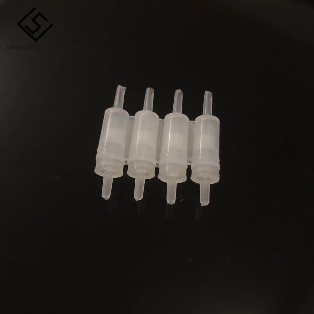 CISS Ink  Connector One Way Valve for CISS  Connector One Way Valve for Bulk Ink System 4 color White Transparent