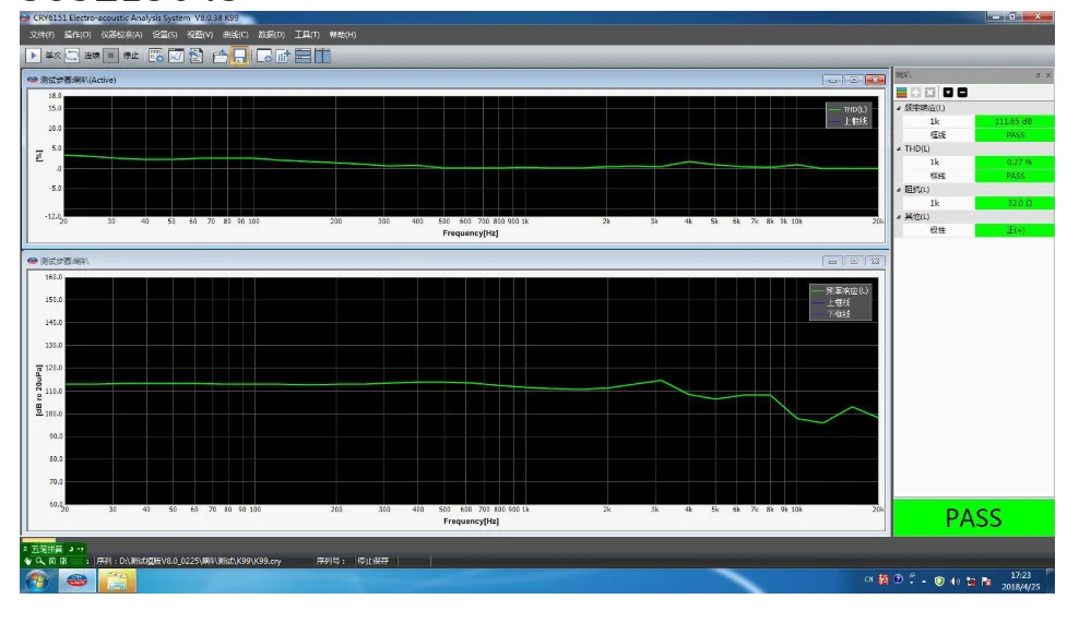 40 مللي متر رئيس التيتانيوم فيلم 32 أوم 111db باس صوتي 2 قطعة