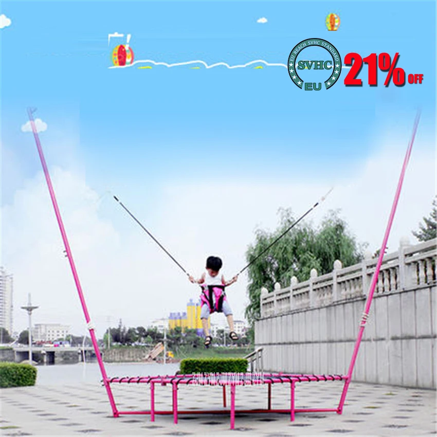 

Trampolines Folding Waist Drum Spring Bounce Bed Bungee Jumping Bed Home Indoors Adult Children Weight Loss Fitness Load 250kg