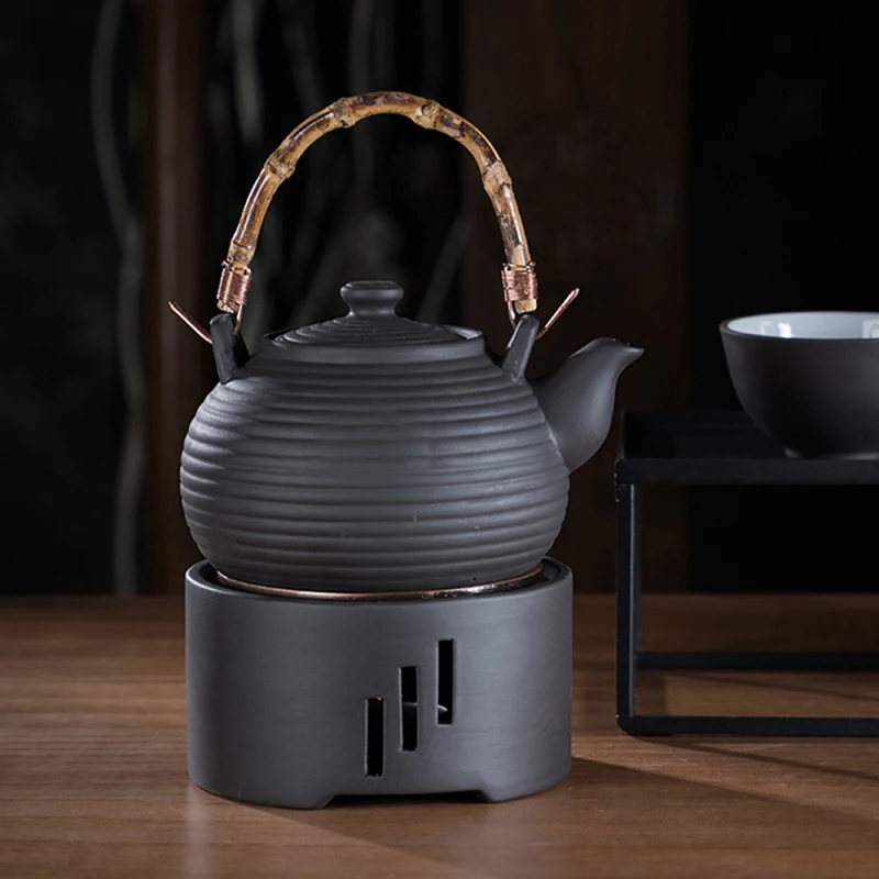 1PC Ceramic Candle Stand Tea Heater Tea Stove Milk Warmer Candle Holder with Mat Without Candle for Home Cafe Kitchen Tools