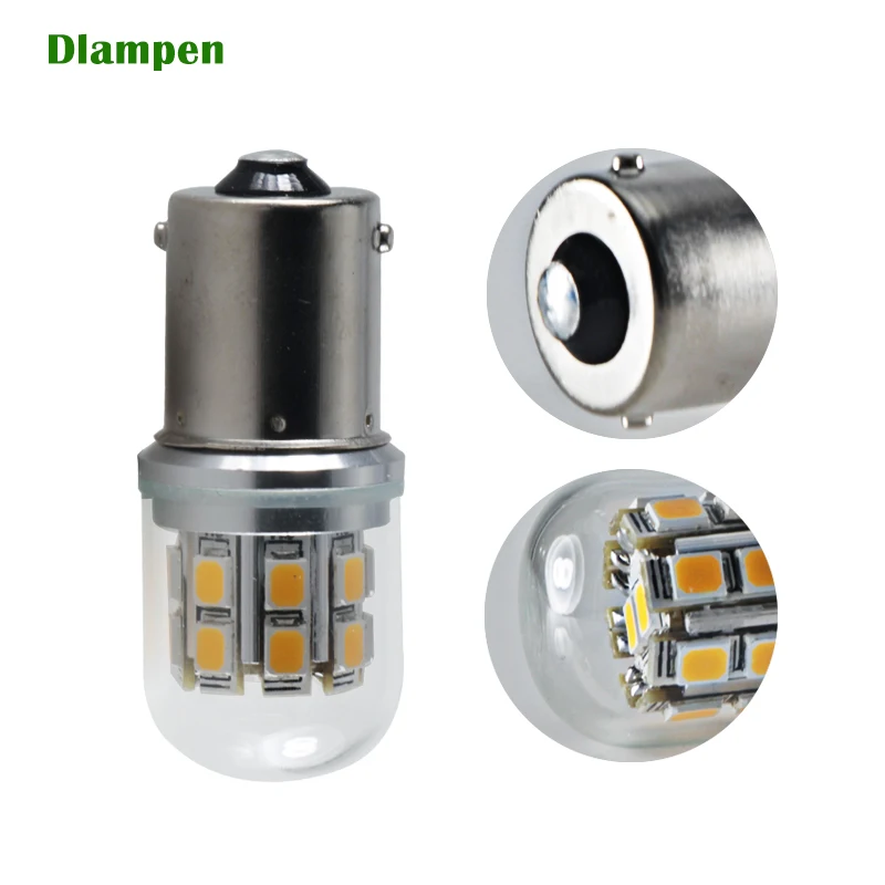 s25 1156 ba15s p21w 10v to 30v super white canbus 12v 24v truck led signal lamp car Indicator Lights auto Brake bulbs