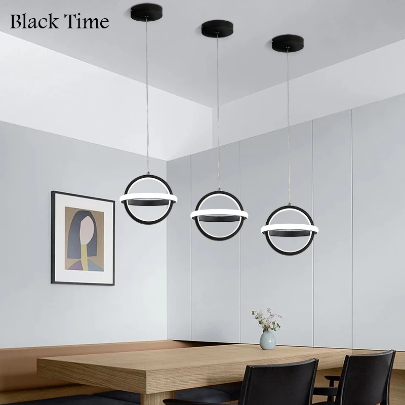 Simplicity LED Pendant Light for Dining Room Kitchen Living Room Bedroom Indoor Small Ceiling Pendant Lamp Home Decoration Light