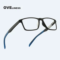 TR90 glasses frame men myopia Prescription computer spectacle frames women Ultra light square eyeglasses frames for men eyewear