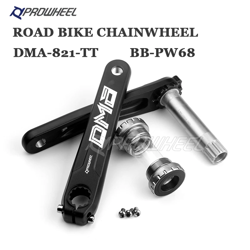 Prowheel Road Bike Crankset Double Chainwheel 50-34T 170mm/172.5mm/175mm Crank chainring