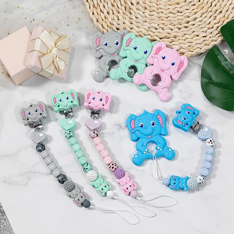 

Детская силиконовая цепочка для соски TYRY.HU, 1 шт., соска ручной работы зажимов, без БФА, с именем, цепочка для прорезывателя