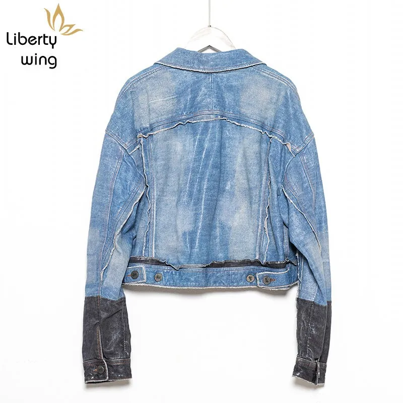 Nieuwe Designer Vrouwen 100% Schapenvacht Lederen Vriendje Hip Hop Loose Fit Uitloper Casual Korte Jas Biker Jacket