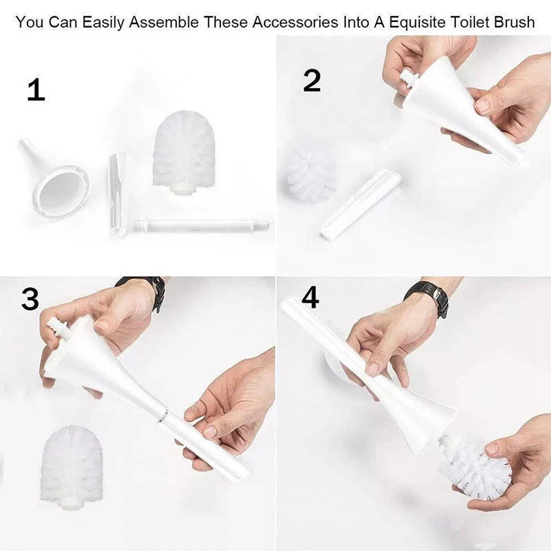 European Style Cute Toilet Brush and Holder Creative Cleaning Tools Punch-Free Fashion Bathroom Accessories Sets Household Items