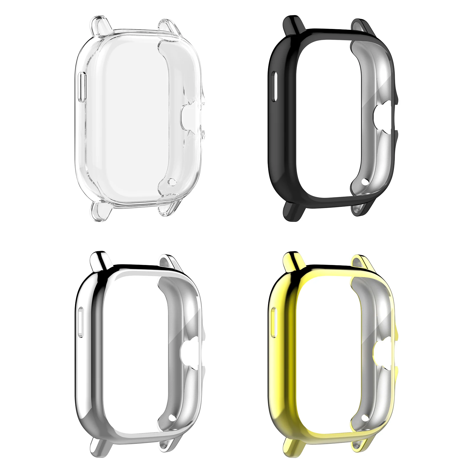 Watch Cover For Huami 2/ 2E TPU Frame Case Edge Shell Protect Bumper Smart Watch Replacement Cases