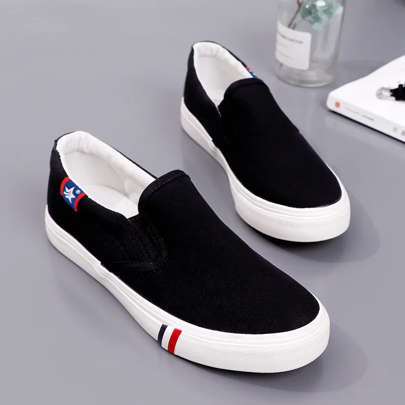 45 46 47 48 Big Size Men White Shoes Slip On Lazy Loafers Sneakers for Men 2021 Spring Black Sneakers Flats Male Fashion Shoes