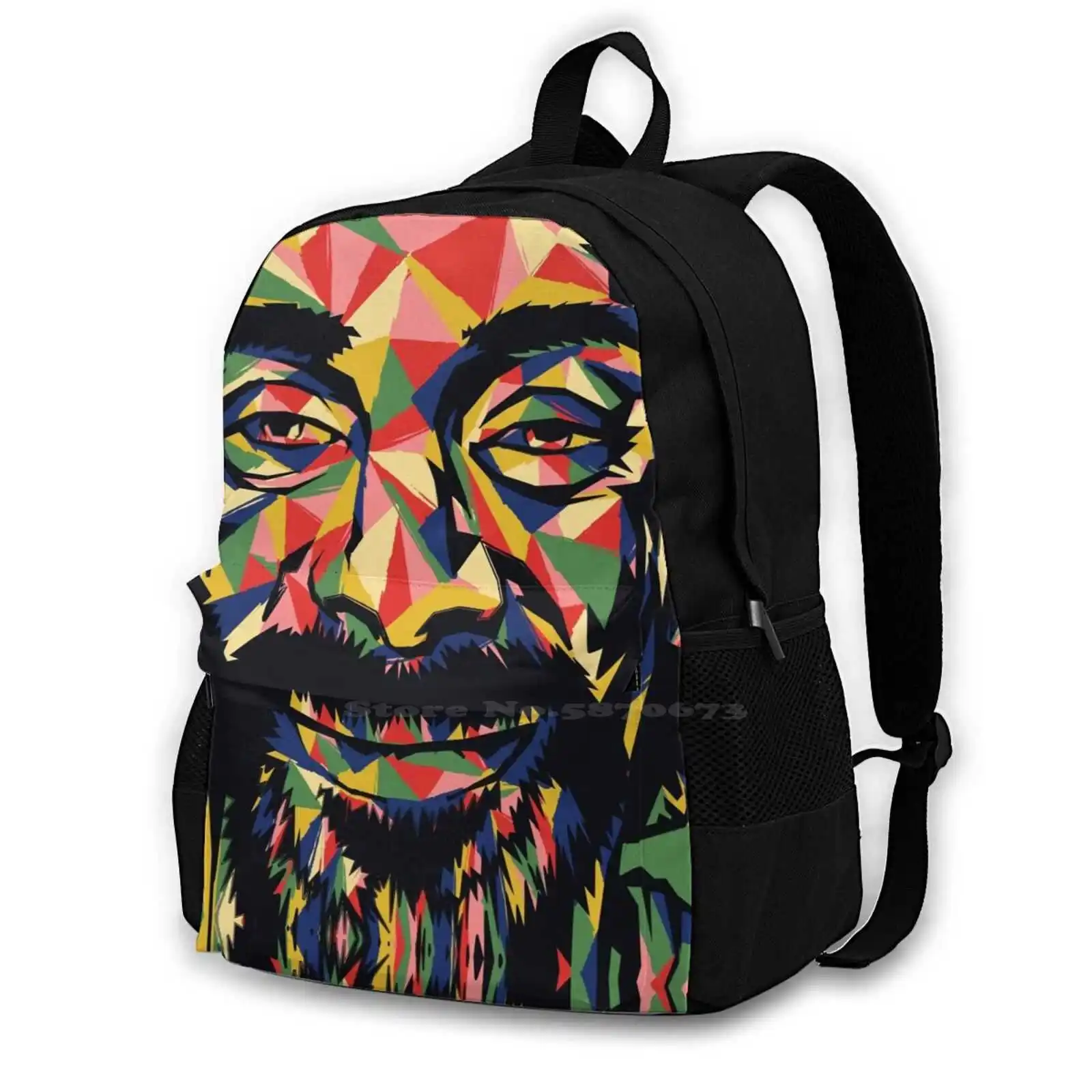 Uncle Snoop Lion The Big Dogg ( All Over ) Teen College Student Backpack Laptop Travel Bags Rap Snoop Hip Hop Dr Dre Dogg Rapper