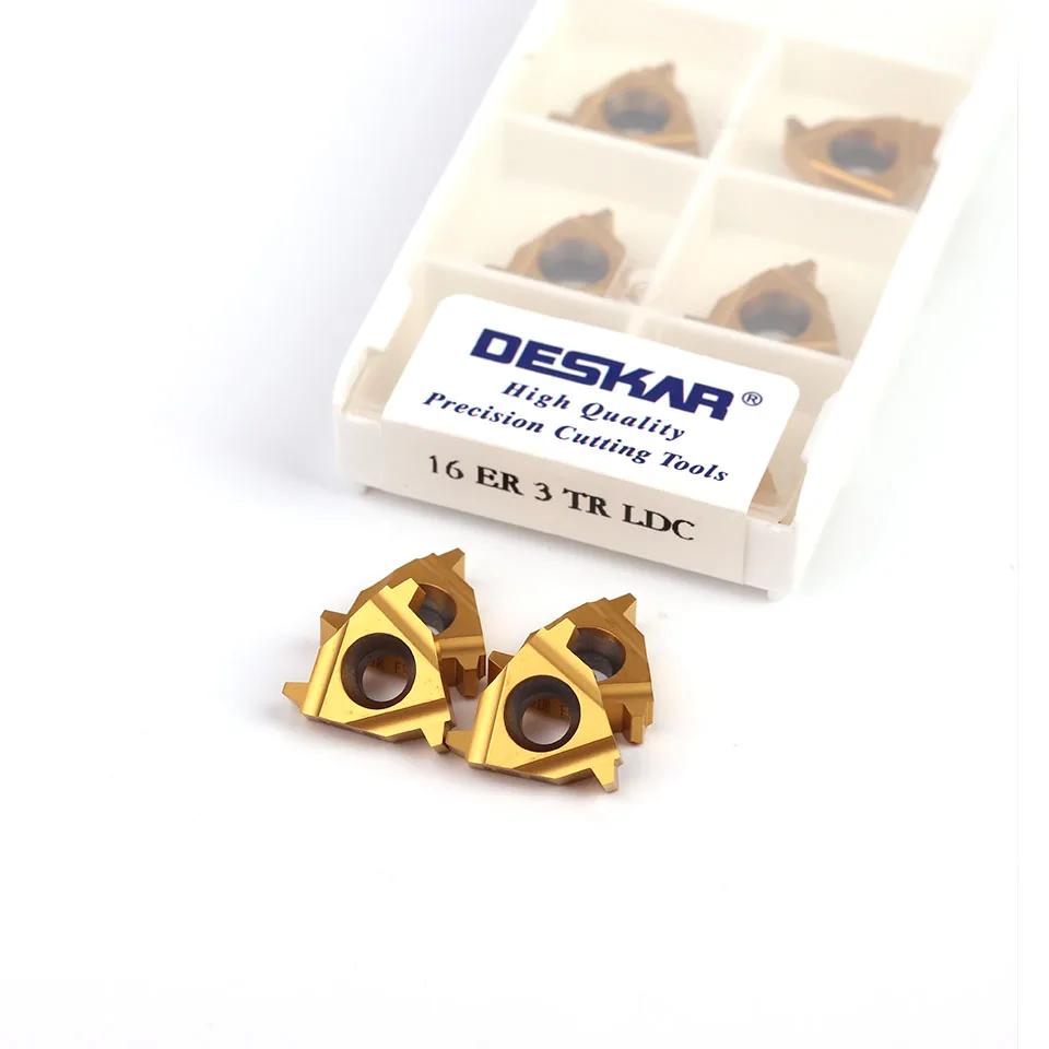 DESKAR 16ER 16IR 1.5TR 2TR 2.5TR 3TR LDC Chủ Đề Xoay Lắp Dụng Cụ Phần Carbide Lắp Tiện Bằng Máy CNC Công Cụ Cắt
