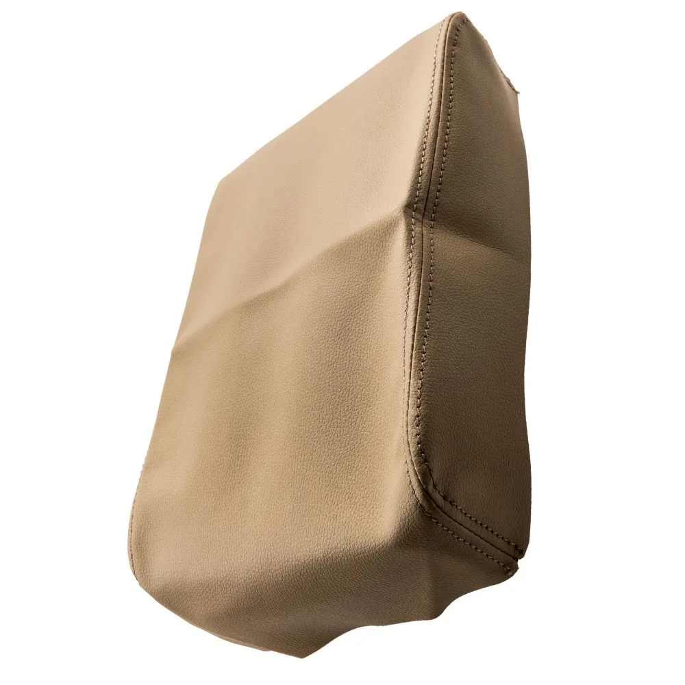 Beige Leather Center Console Armrest Lid Cover for Toyota Tacoma 2005-2015