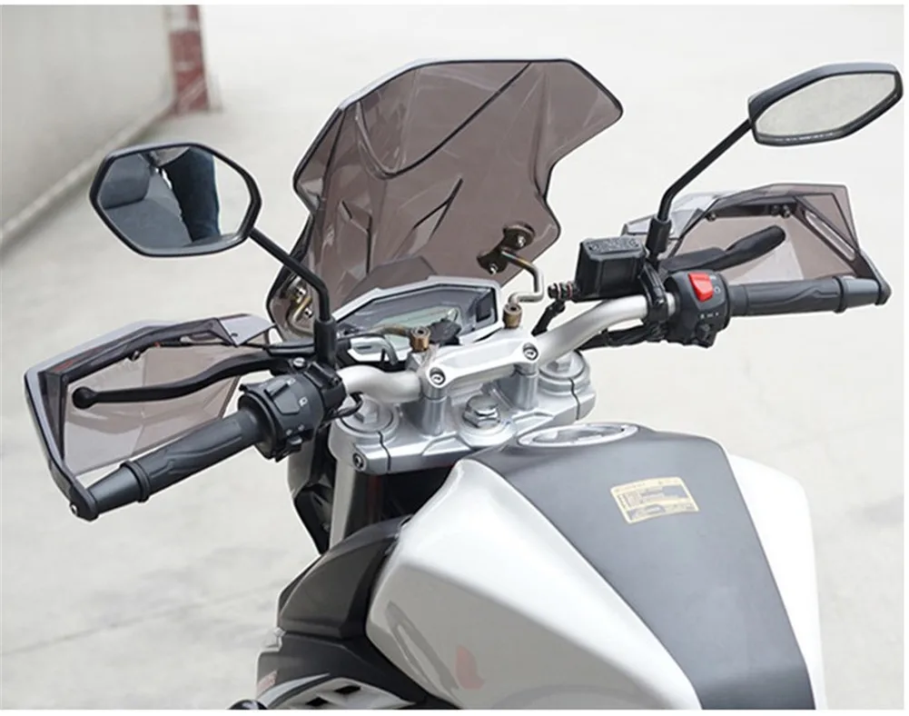 Motorcycle Front Windshield for Loncin Voge 300R LX300 Windscreen Wind Deflector Guide Hood