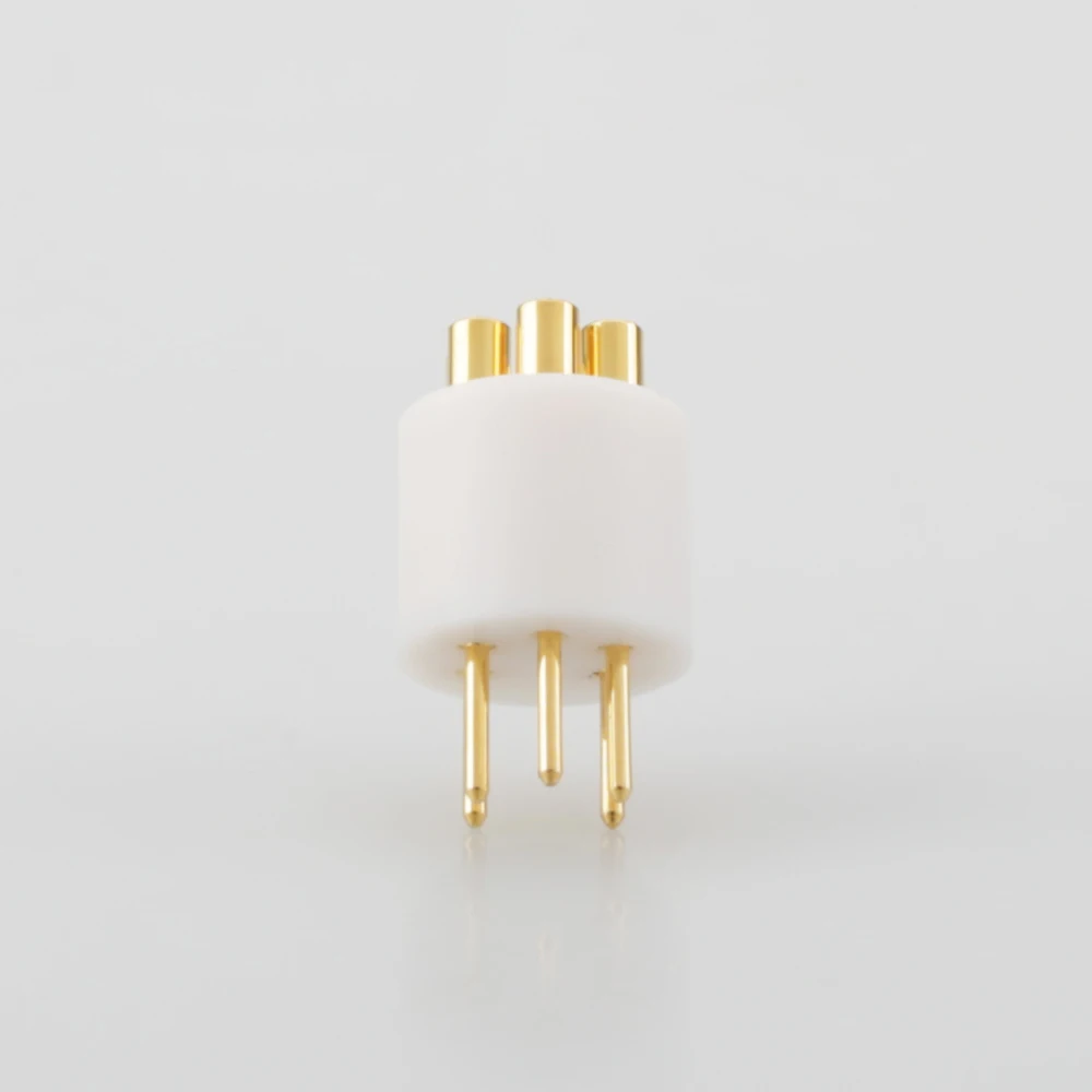 Viborg LP107G النحاس النقي M DIN المكونات المطلية بالذهب ، القرص الدوار Tonearm 5 دبوس موصل DIN ذكر لمشروع REGA LINN ROKSAN GRACE