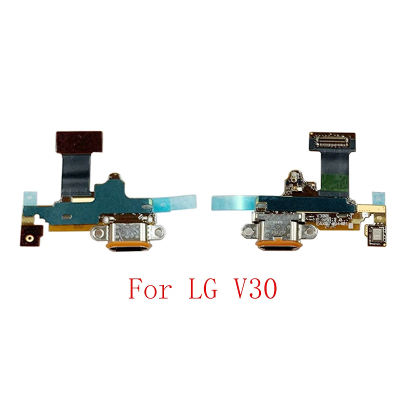 USB 충전 도크 포트 커넥터 보드 부품, 플렉스 케이블, LG V30 V40 ThinQ V50 ThinQ 5G Stylo 4 5 6 Q7 교체 부품