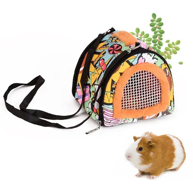 Portable Small Pet Travel Bag Hamster Carrier Breathable Outdoor Hedgehog Bag Drop Ship