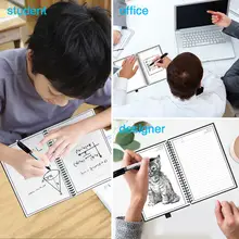 A6 Smart Reusable Erasable Notebook with Pen #3