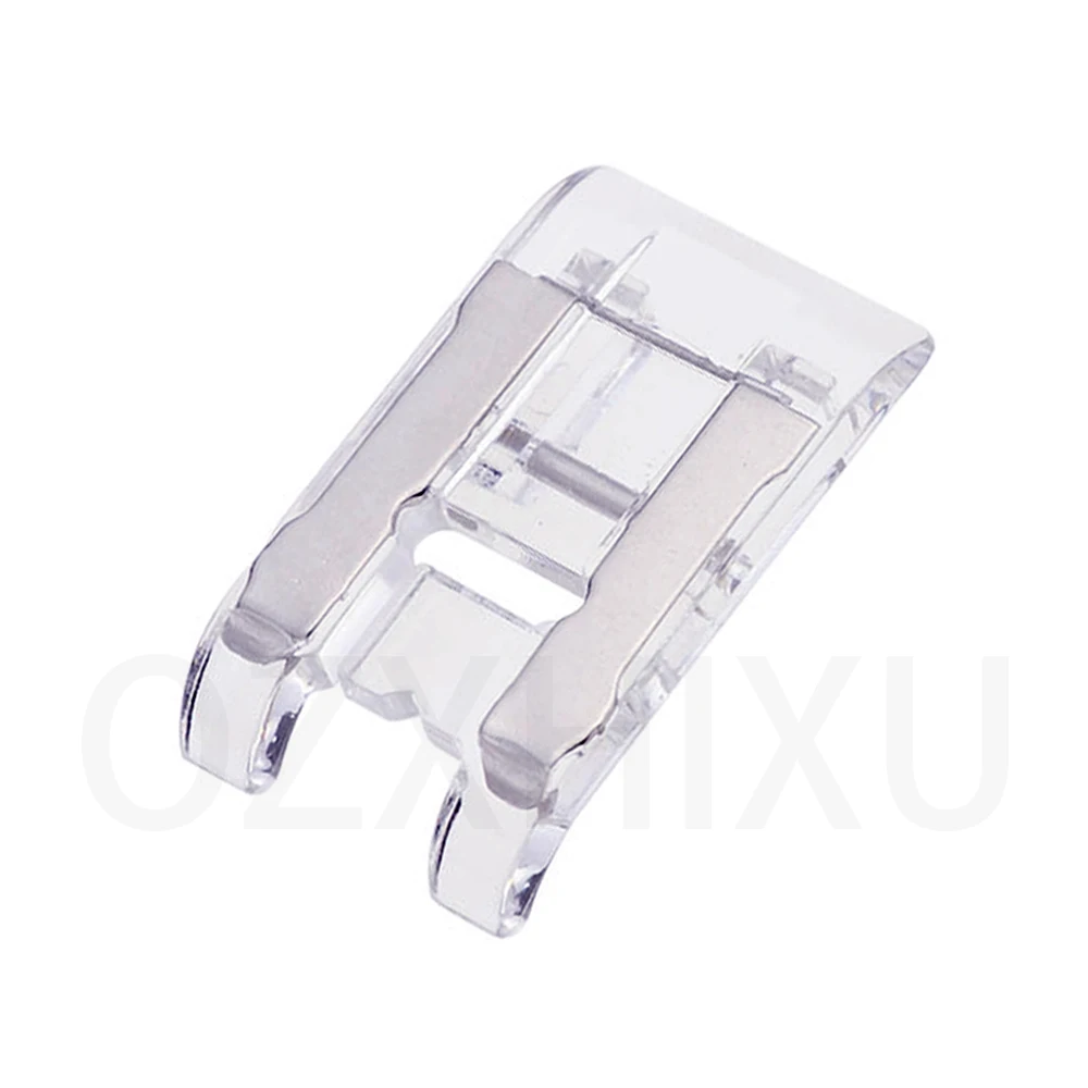 5mm Multifunction Clear Open Toe Satin Stitch Presser Foot For All  Low Shank Snap-on Sewing Machine Accessories AA7164