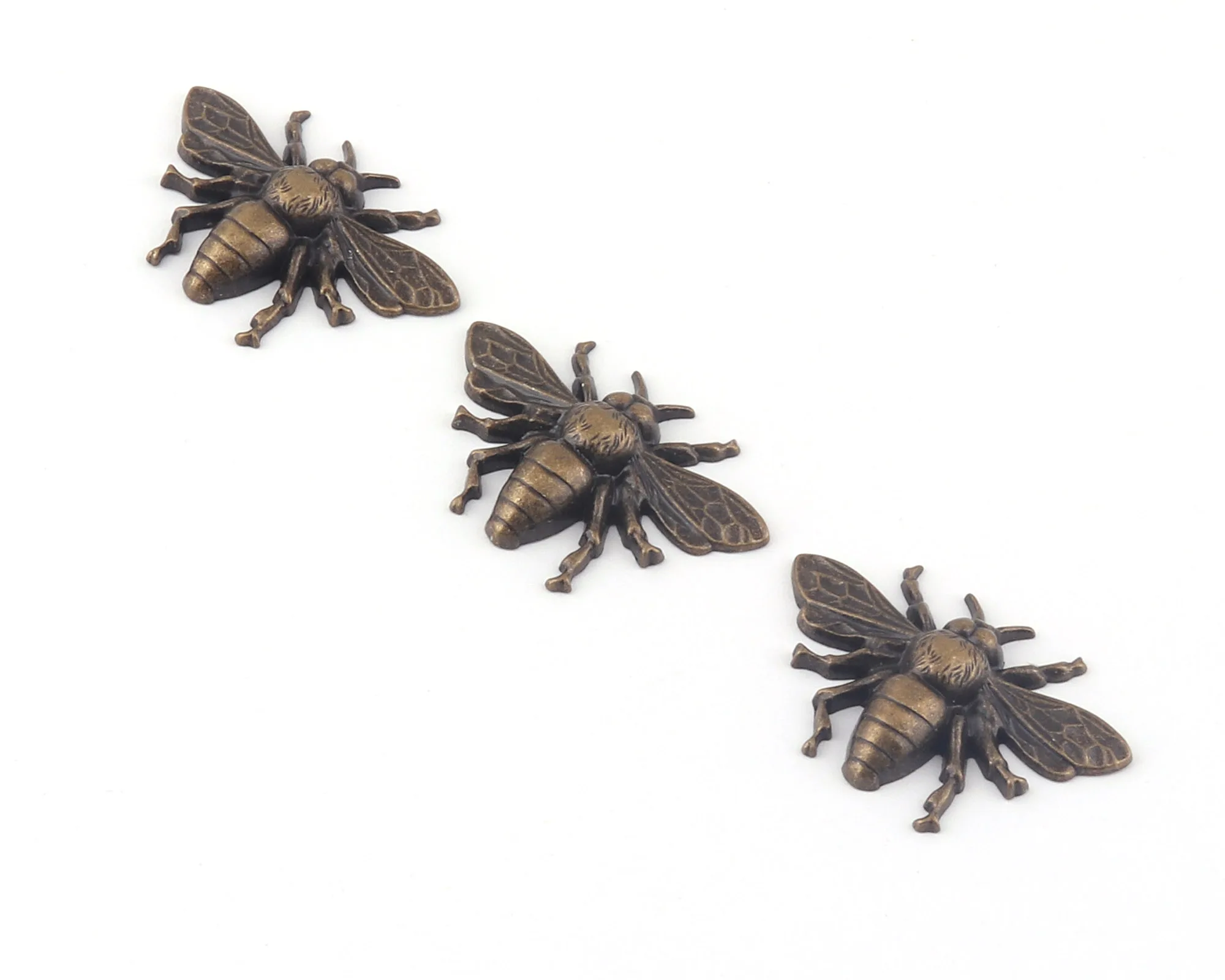 Bronze Bee Cap Rivets Metal Rivet Antique Rivet Studs For Handbag Feet Bag Feet Purse Supplies Leather Craft 4pcs