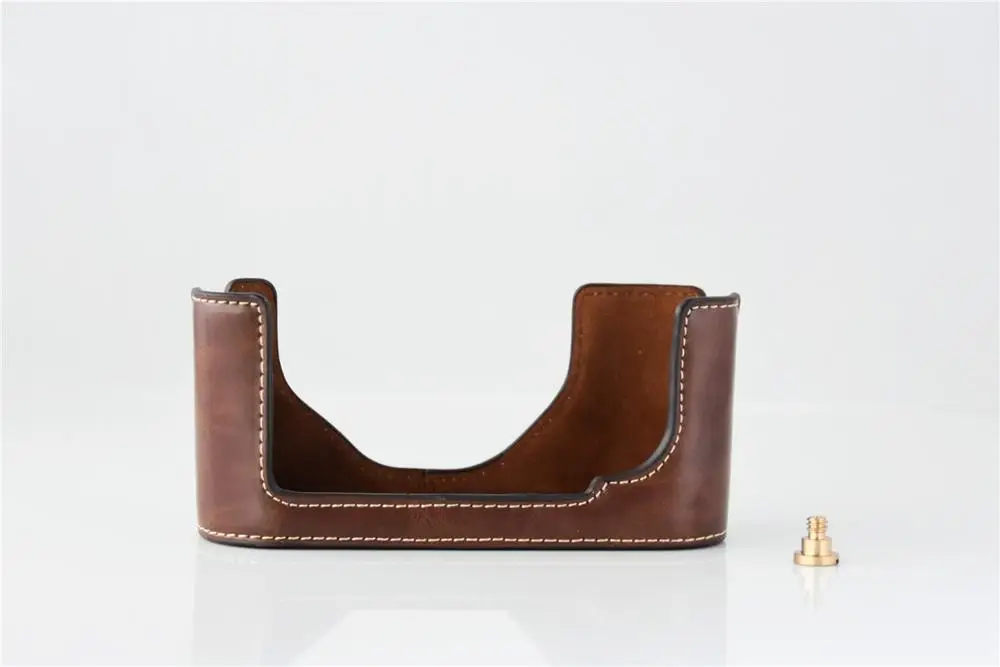 كاميرا حقيبة حالة ل ايكا M9-P M9 M8 M-E بو الجلود نصف الجسم المسمار 1/4 مجموعة غطاء مع بطارية افتتاح ، شحن مجاني