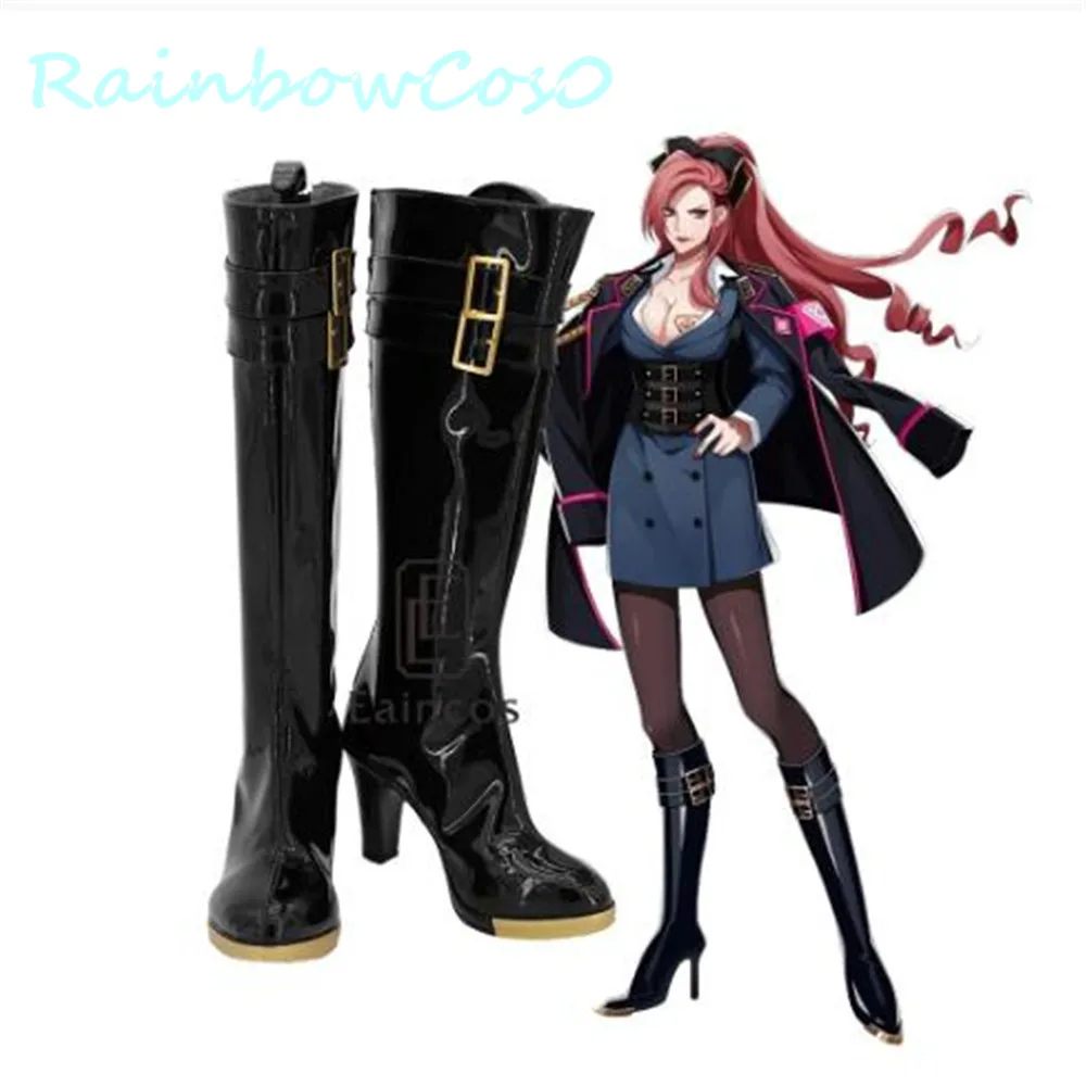 

Hypnosis Mic Division Rap Battle DRB Ichijiku Kadenokoji Cosplay Shoes Boots Game Anime Halloween RainbowCos0 W1332