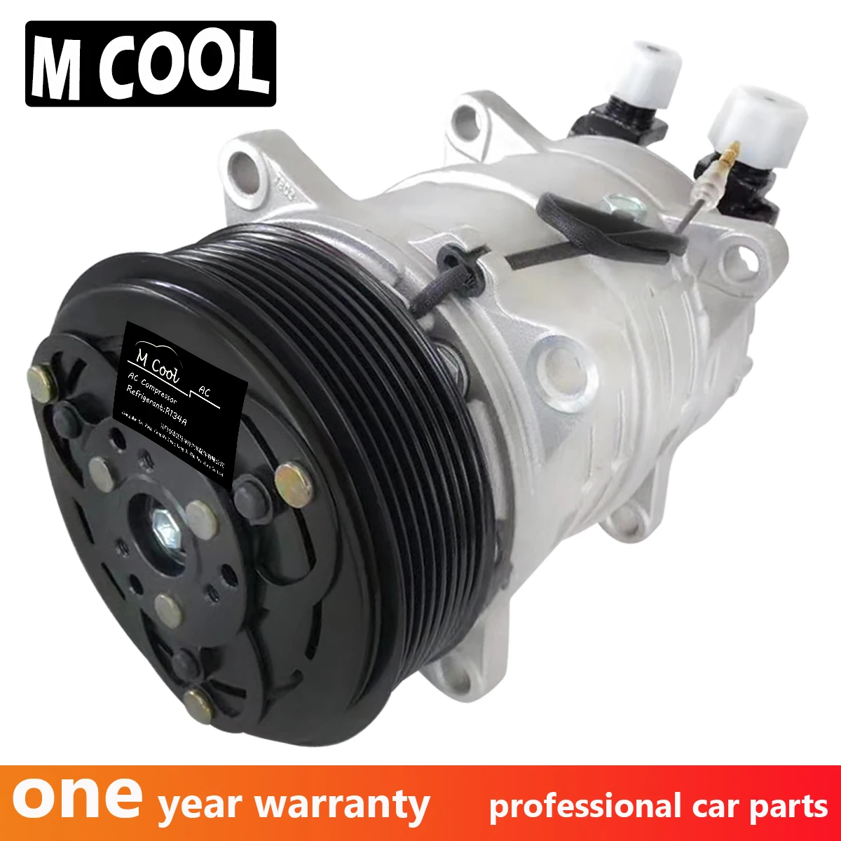 New Automobile AC Compressor For TM16 12V 24V 8Grooves Pulley  Air Condition Compressor 12v TM16 AC Compressor