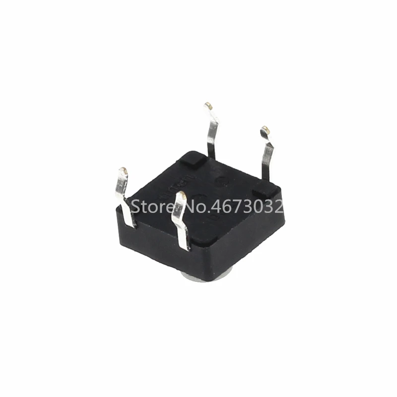20pcs 8*8*5mm Touch switch DIP Silicone mute switch 4Pins Light touch switch 8x8x5