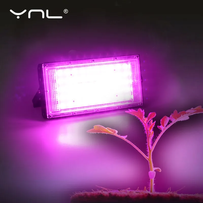 Imagem -03 - Full Spectrum Grow Light Phyto Lâmpada para Plantas Tenda Flor Semeadura Interior Exterior Holofote Led Ip65 50w ac 220v