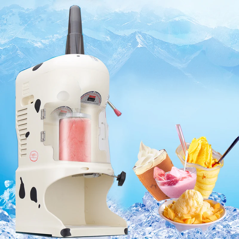 เครื่องบดน้ำแข็งเครื่องทำน้ำแข็ง220V เครื่องทำน้ำแข็งเชิงพาณิชย์รูปทรงแพนด้า