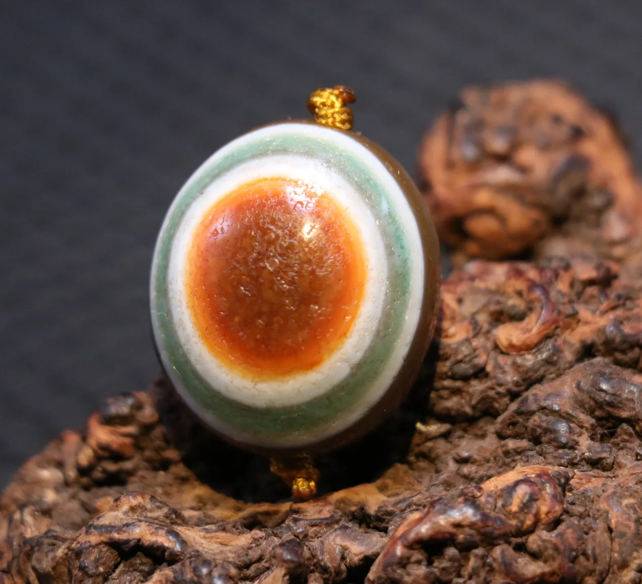 

No.210127 Fa16 Magic Power Tibetan Old Agate Colorful Heaven Eye Goat Eye dZi Bead Amulet Totem Pendant LKbrother Saurces