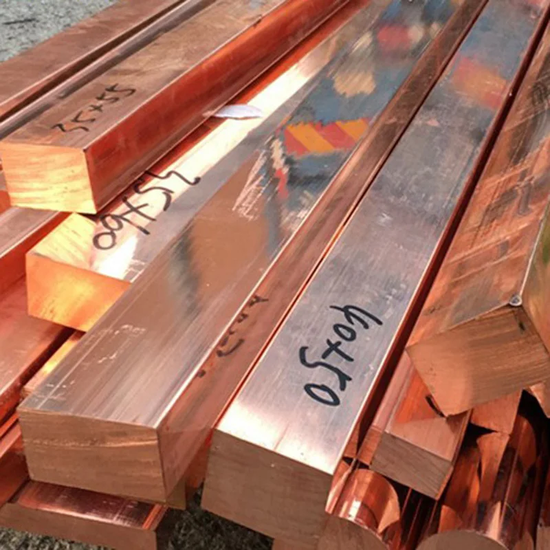 T2 pure Cu flat Copper Bar Plate Metal Strip thickness 2mm/3mm/4mm length 100mm customize