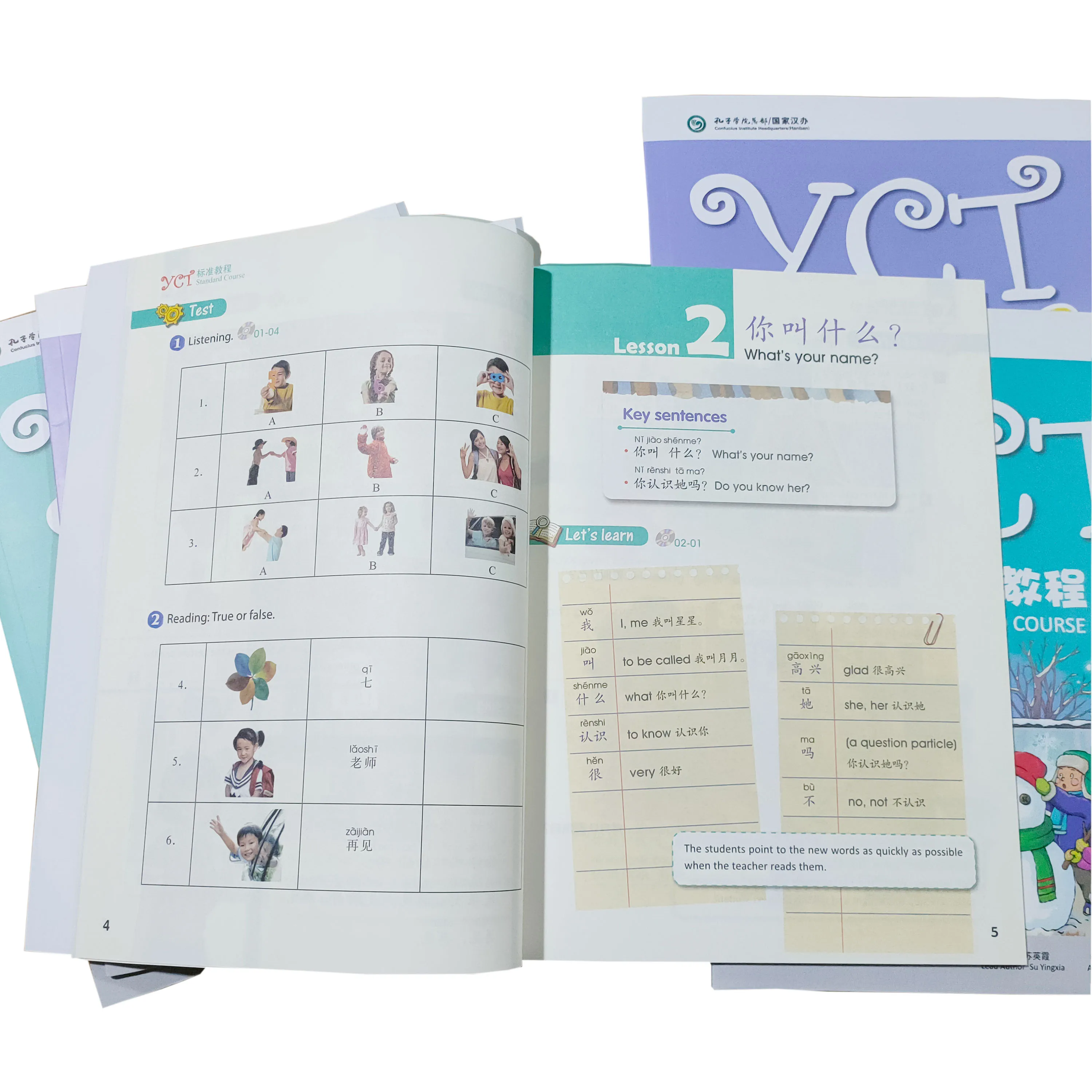 Livro para crianças 6 livros/conjunto yct curso padrão 1 2 3 yct atividade livros 1 2 3 livro para aprender chinês para crianças