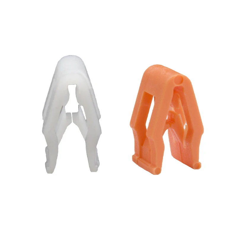 50PCS Auto Instrument Fastener Clips White Orange Fits Car Audio CD DVD Navigation Replace Dashboard Plastic Retainers