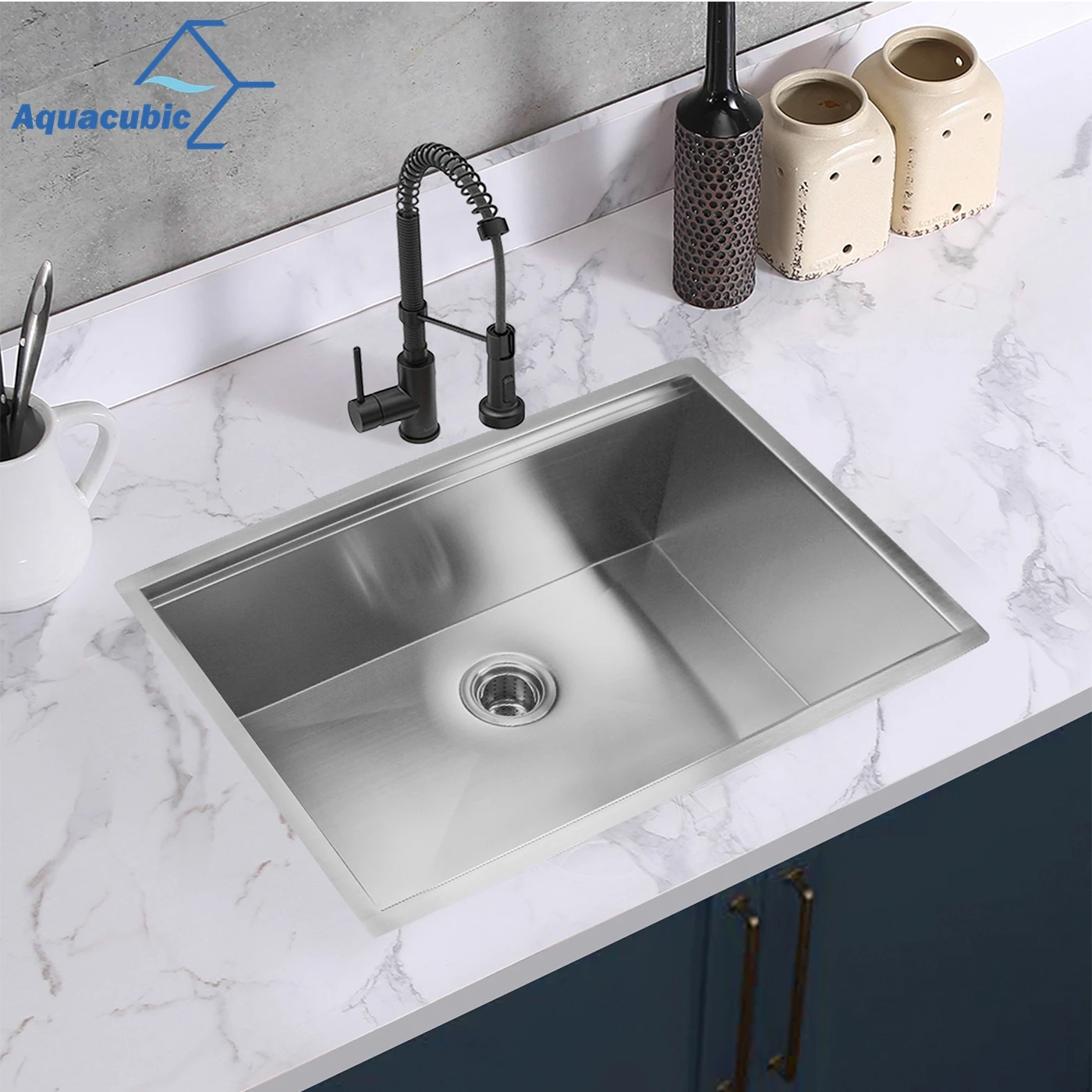 30 X 19 Inch Drop In Workstation Ledge Sink Single Bowl  Drop In Stainless Steel Kitchen Sink With Many Accessories