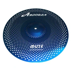 Arborea low volume cymbal Blue Mute cymbal 1 pieces of 18''crash cymbal for practice practice cymbal