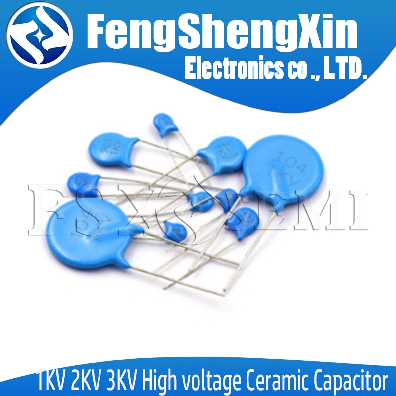 

20pcs 1KV 2KV 3KV High voltage Ceramic Capacitor 5PF 30PF 47PF 56PF 100PF 220PF 1NF 2.2NF 3.3NF 4.7NF 10NF 100NF 471 222 223 103