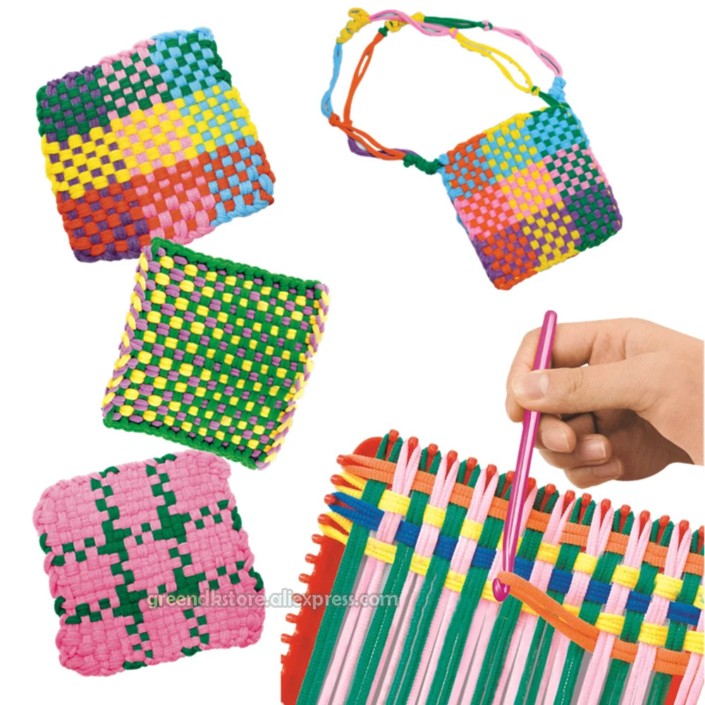 Diy Craft Kit Breien Kit Weaving Loom Loops Weefgetouw Speelgoed Voor Meisjes Creatieve Geschenken Kralen Speelgoed Diy Speelgoed