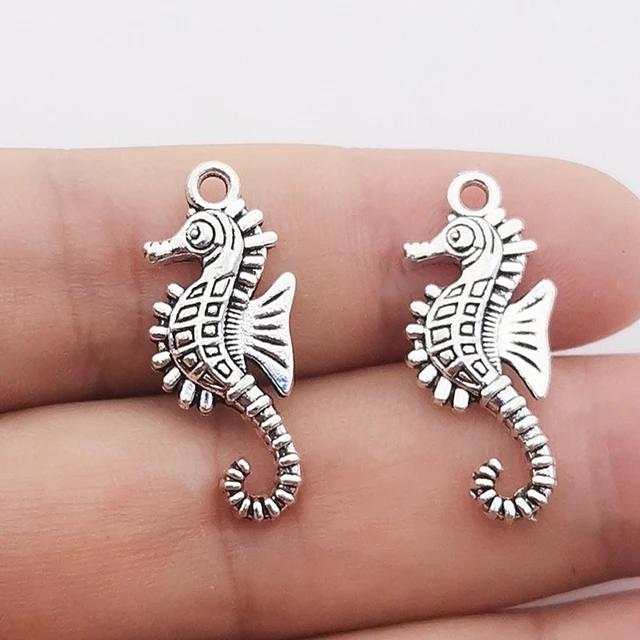 Jewelry Making Charms Seahorse Sterling Silver Seahorse Charm 10pcs Charms Aliexpress