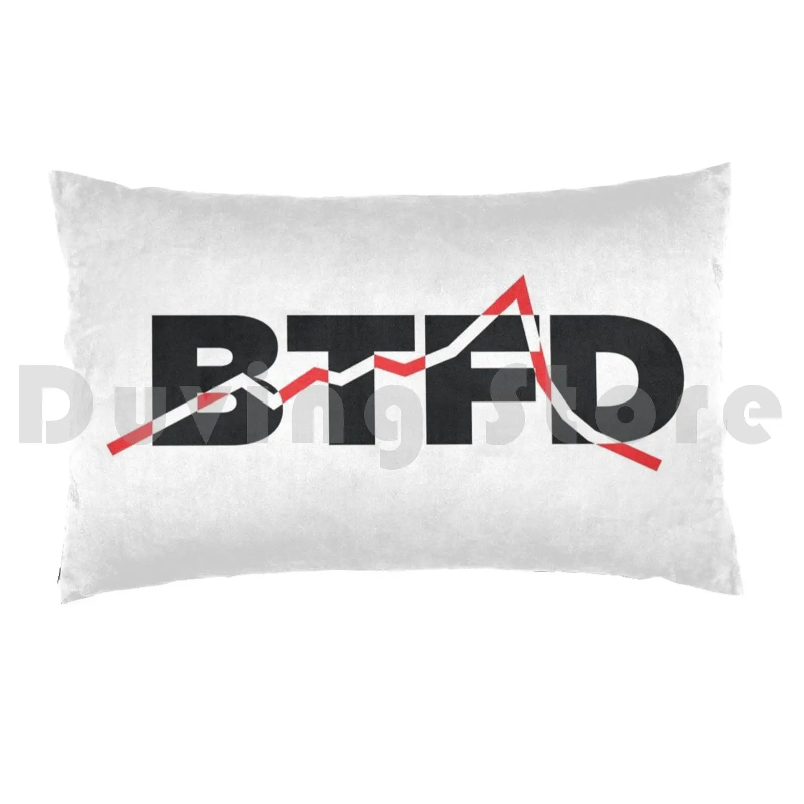 Btfd Pillow Case Printed 35x50 Btfd Stock Market Memes Bitcoin Bear Bull Day Trading