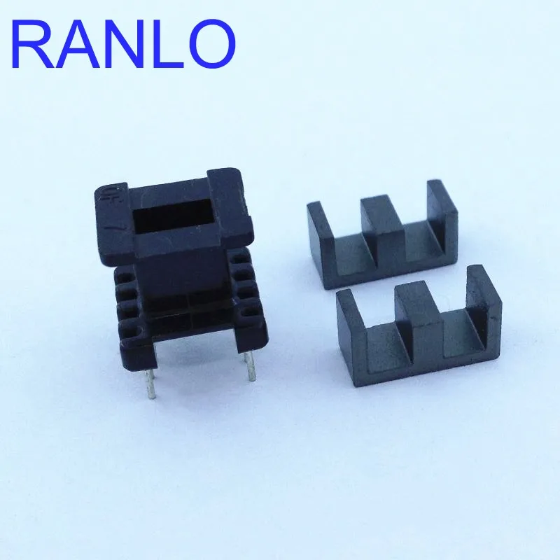 EE13/6/6 Transformer Bobbin Frame PC40 Magnet Ferrite Core Vertical 5+5pin