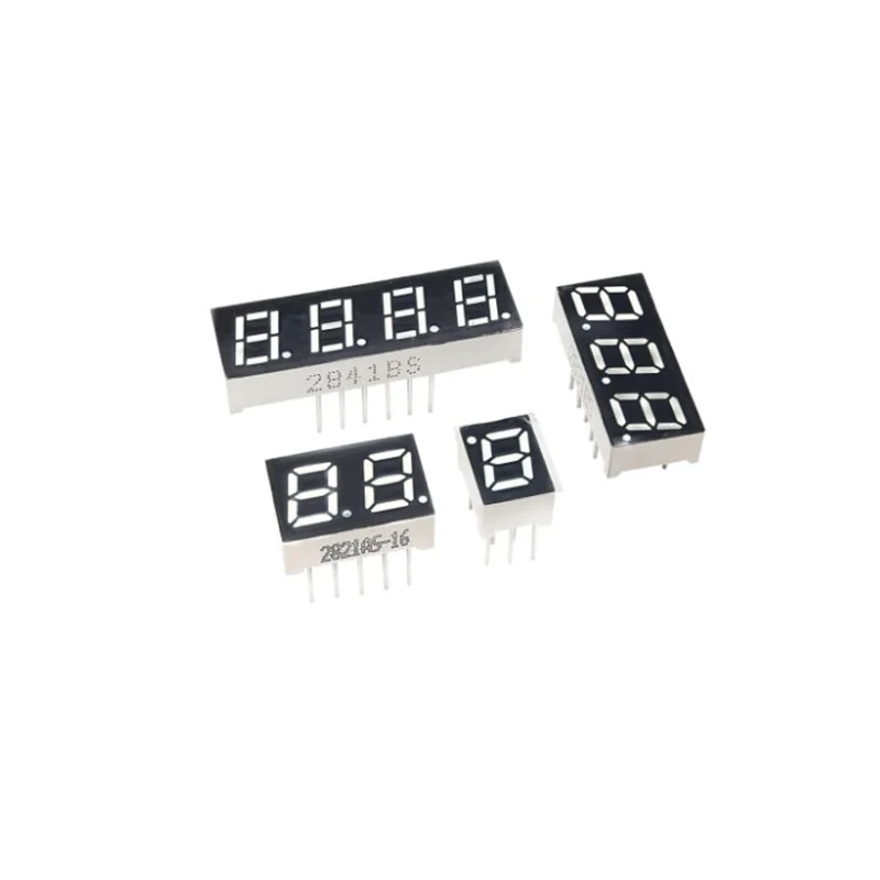 5Pcs 0.28 Inch Digital Tube LED Display 1Bit 2Bit 3Bit 4Bit Display Common Anode / Cathode 0.28\