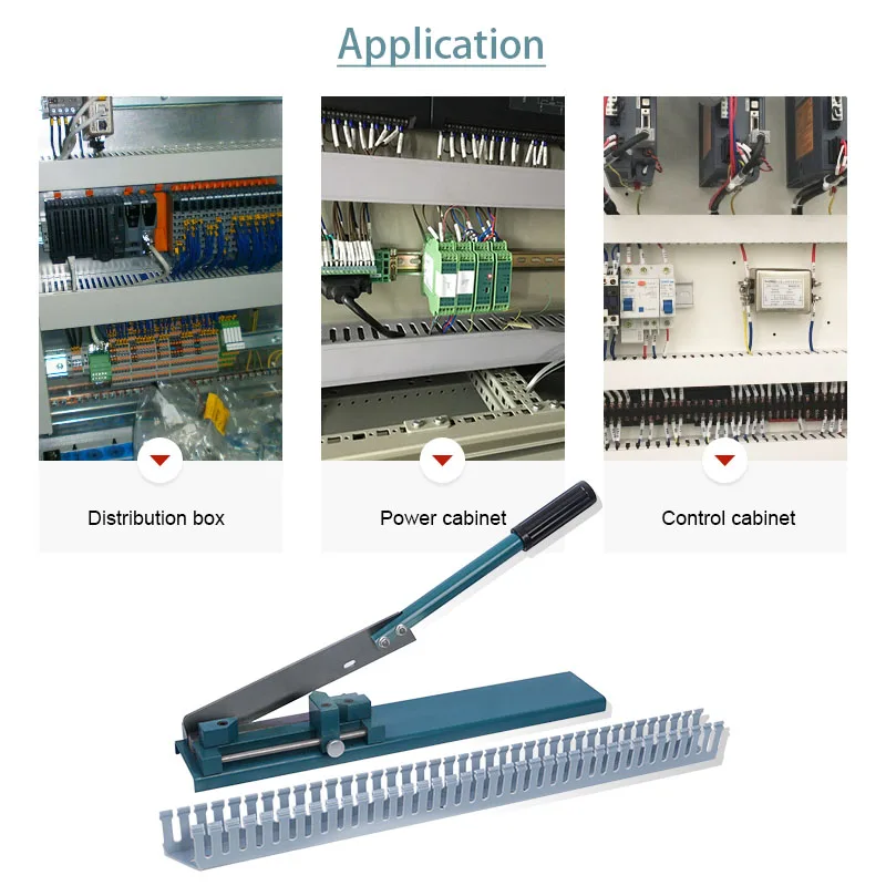 Manual Cutter Tools Trunking Cutting Machine Wiring Cable Duct Cutter Din Rail Cutter Tools Guide Rail Cutting Machine