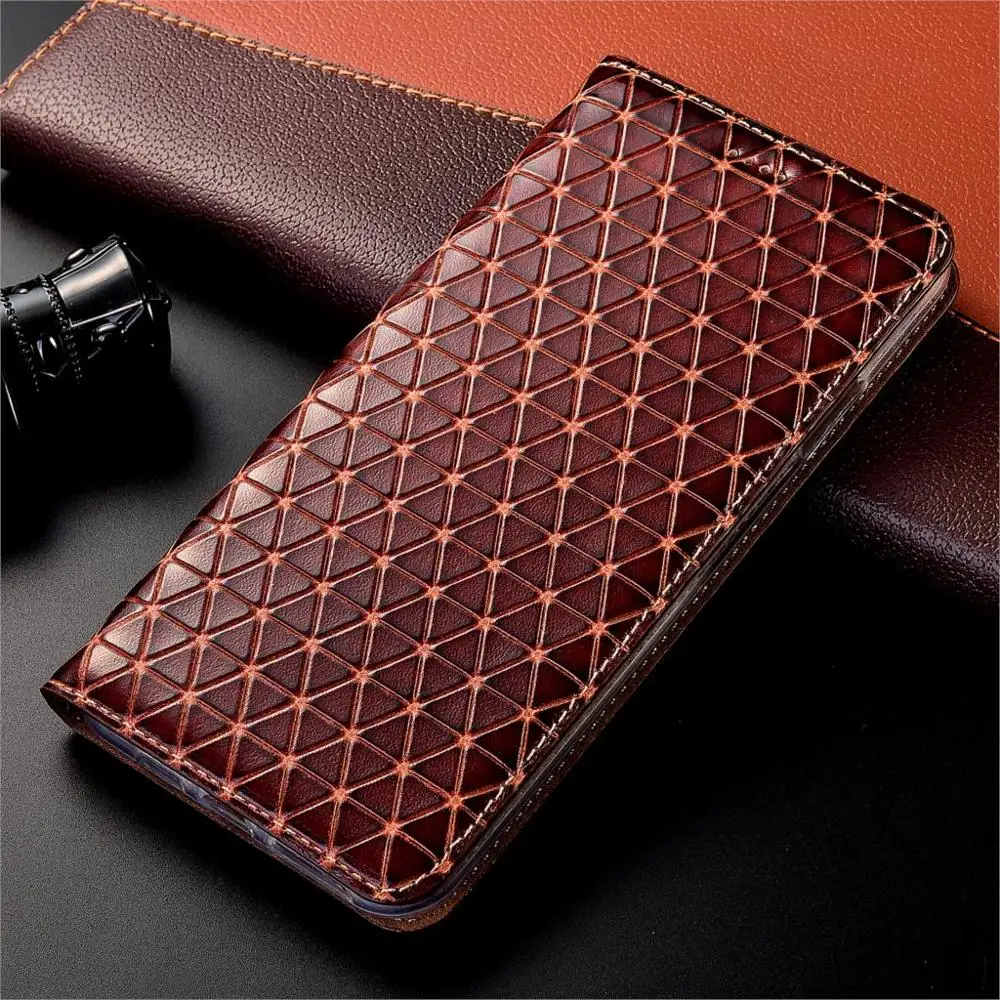Luxury Diamond Genuine Leather Case For iPhone 13 Mini 13 Pro Max  Mobile Phone Flip Cover