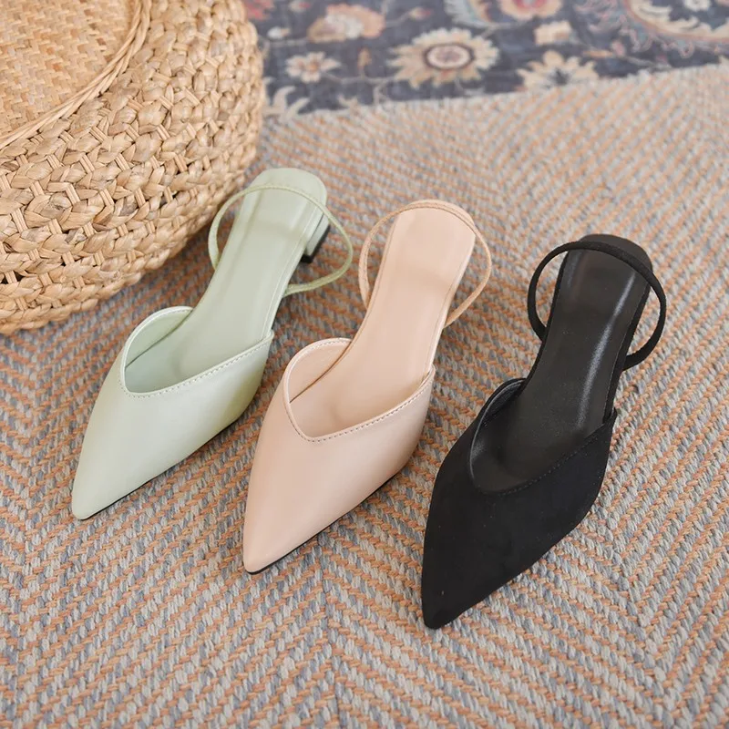 Women Flats Pointed Toe Lady Flat Heel Shoes Slip on Loafers Office Lady Elegant Shoes Soft Sole Comfortable Big Size 43