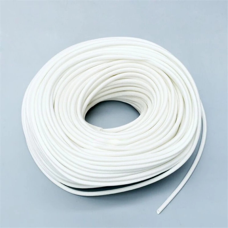 1-50Meter –30℃～+600℃ Resistant Glass Fiber High Temperature Tubes 1mm As Fixed Pattern Tube Electronic Insulation Protection