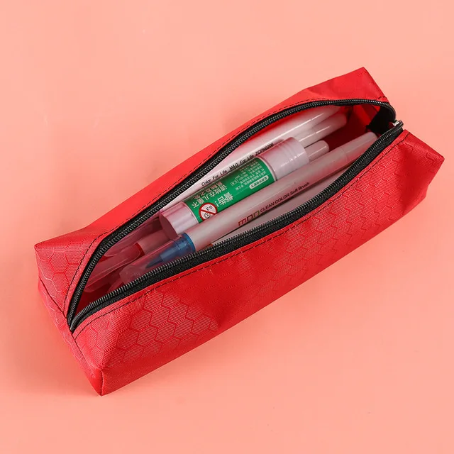 Football pattern pencil case PVC multi-color pen case environmental protection storage bag learning stationery bag