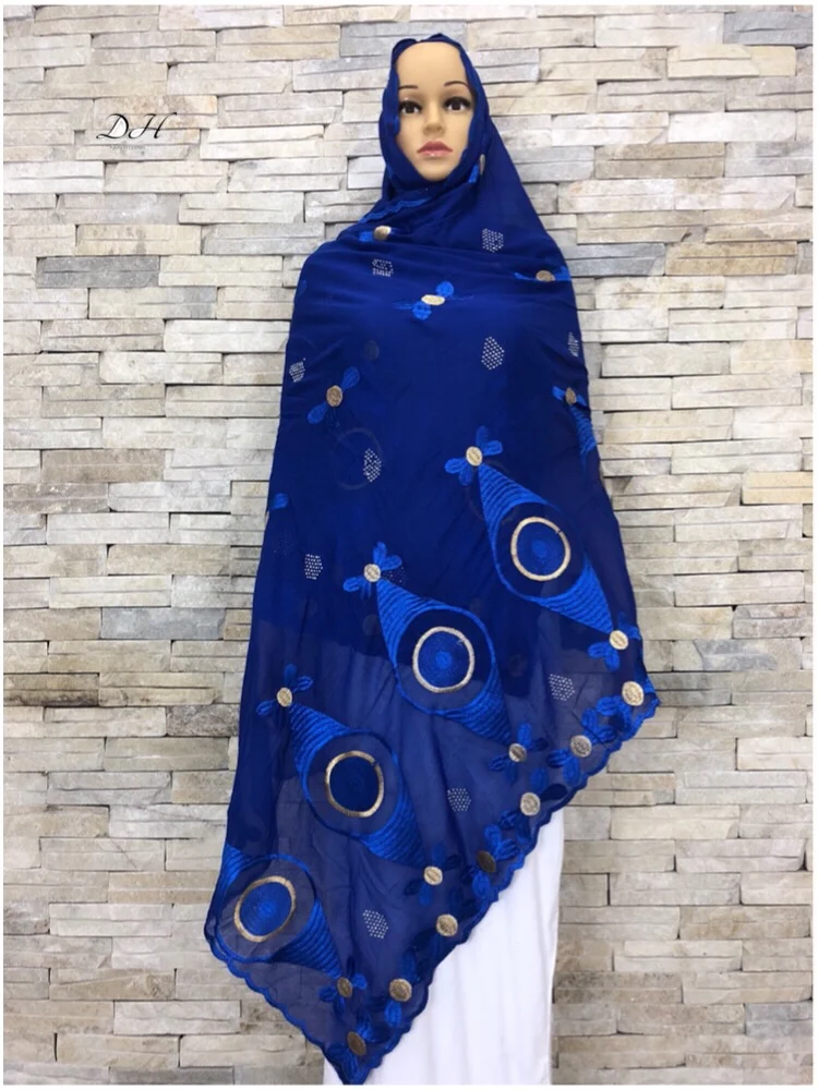 

Latest African Women 100% Cotton Scarf Muslim Women Hijab Scarfs Cotton Scarf for Shawls Pray Shawls DH021